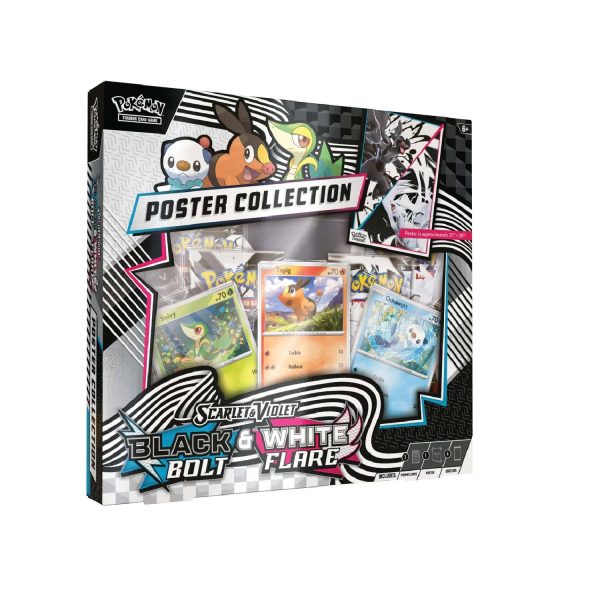 Pokemon TCG Black Bolt & White Flare Unova Poster Collection Ingles